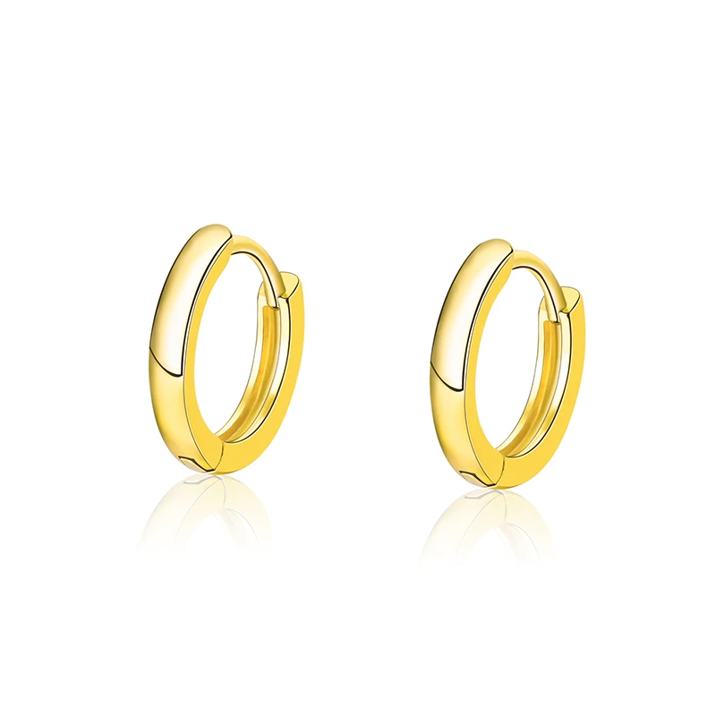 Wholesale dubai fashion piercing jewelry 18k Gold plate Huggies copper hoop earrings For Women
Wholesale dubai fashion piercing jewelry 18k Gold plate Huggies copper hoop earrings For Women