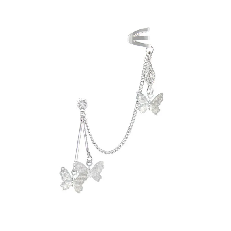 Frosty wind butterfly diamond earrings ear bone clip earrings tassel long ear clip earrings
Frosty wind butterfly diamond earrings ear bone clip earrings tassel long ear clip earrings