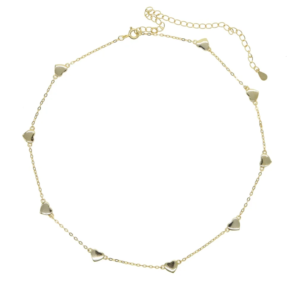 35+10cm women love heart shape charm choker necklace with multi simple heart necklace 925 sterling silver wedding necklace, Black
35+10cm women love heart shape charm choker necklace with multi simple heart necklace 925 sterling silver wedding necklace, Black