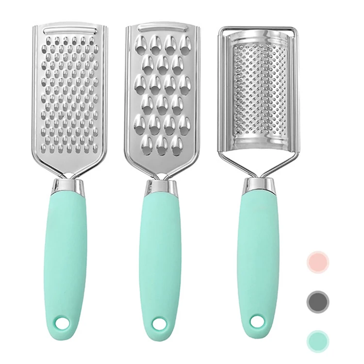 Best Selling Kitchen Accessories Kitchen Gadgets Stainless Steel Grater Multi-function Potato Cutter Ginger Shredder 3pcs Set