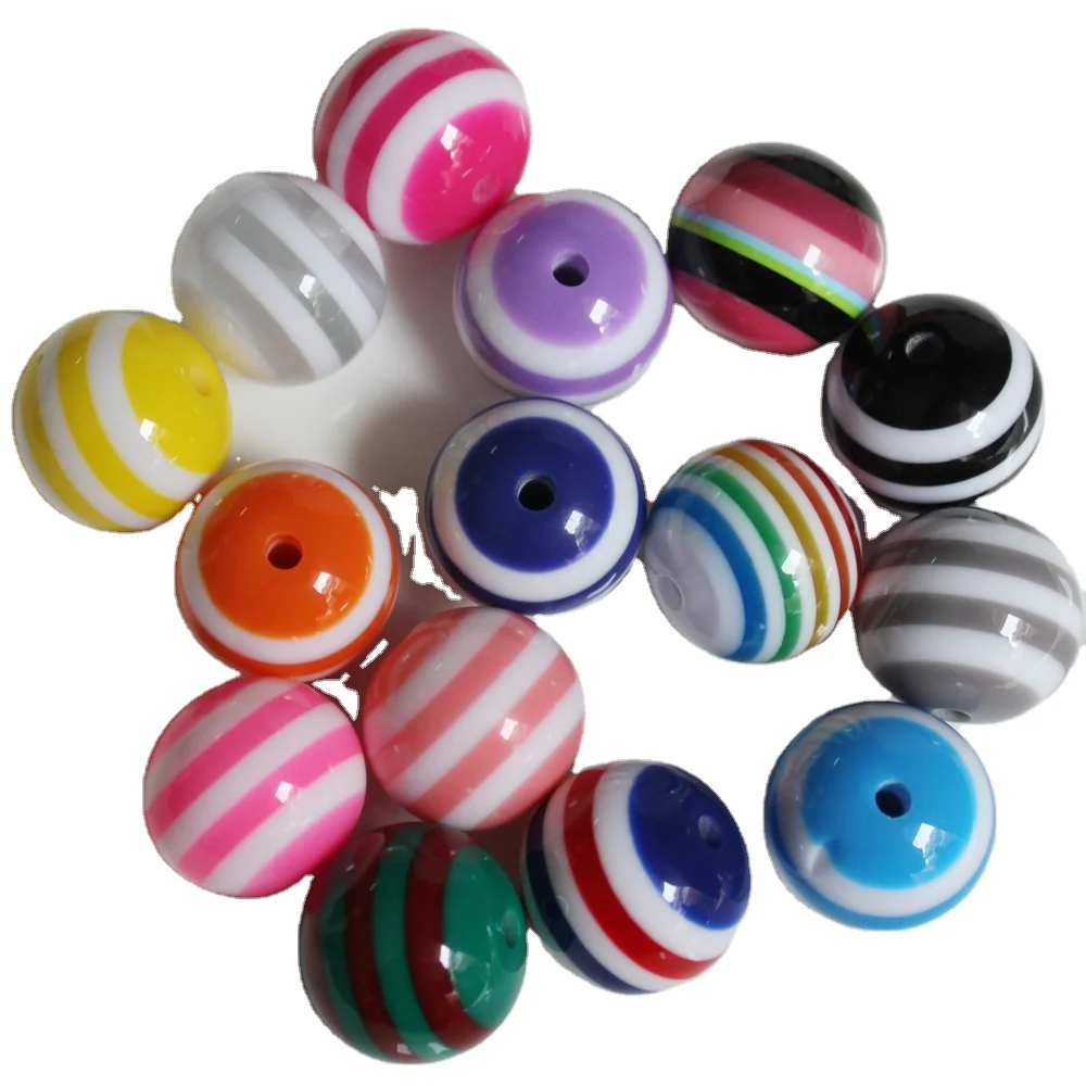 Resin Striped Beads Large Size 20mm Chunky Gumball Bracelet Beads With Stripe Girls Necklace fashion Jewelry, Mixed color,single color
Resin Striped Beads Large Size 20mm Chunky Gumball Bracelet Beads With Stripe Girls Necklace fashion Jewelry, Mixed color,single color