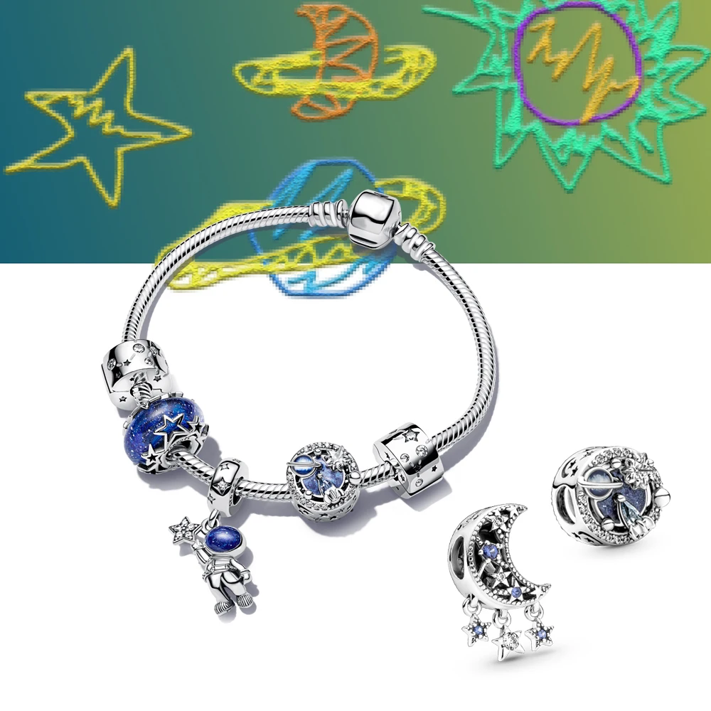 2021 New arrival high qualtiy jewelry star and Moon styles charm Pendant Bead Fit DIY Bracelet suitable for Pandora
2021 New arrival high qualtiy jewelry star and Moon styles charm Pendant Bead Fit DIY Bracelet suitable for Pandora