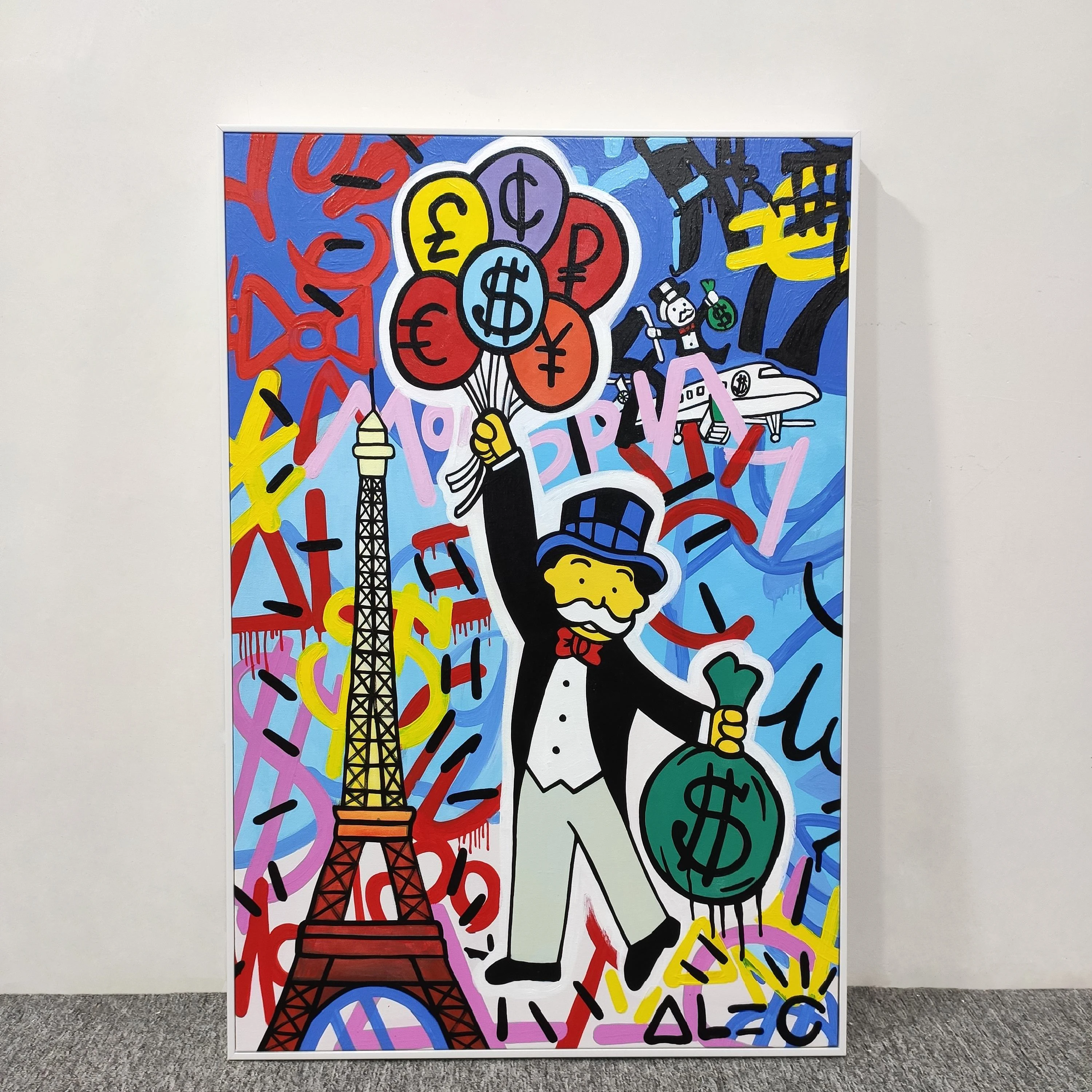 Creative Old Man Cartoon Canvas Painting Fashion Pop Art Graffiti Pictures Money Art Oil Painting Cheap Wall Decoration
Creative Old Man Cartoon Canvas Painting Fashion Pop Art Graffiti Pictures Money Art Oil Painting Cheap Wall Decoration