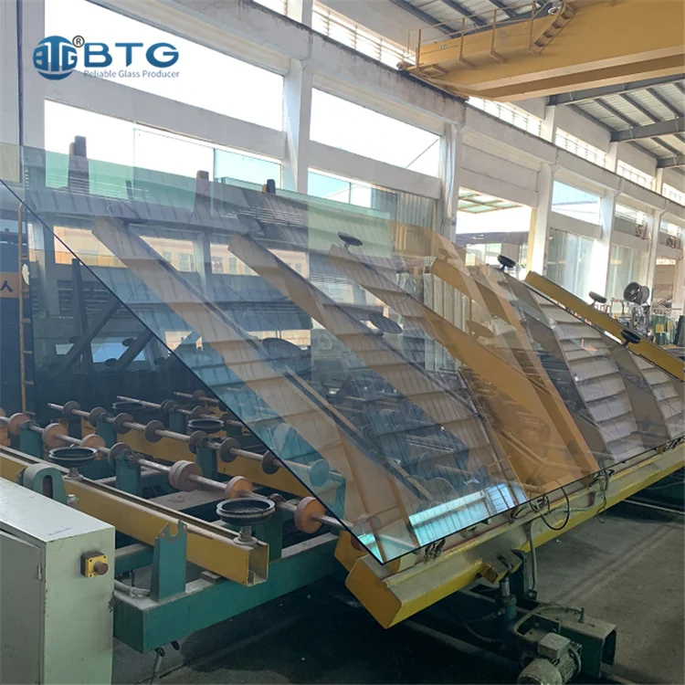 BTG high quality 12mm unbreakable clear dichroic tempered laminated glass factory price