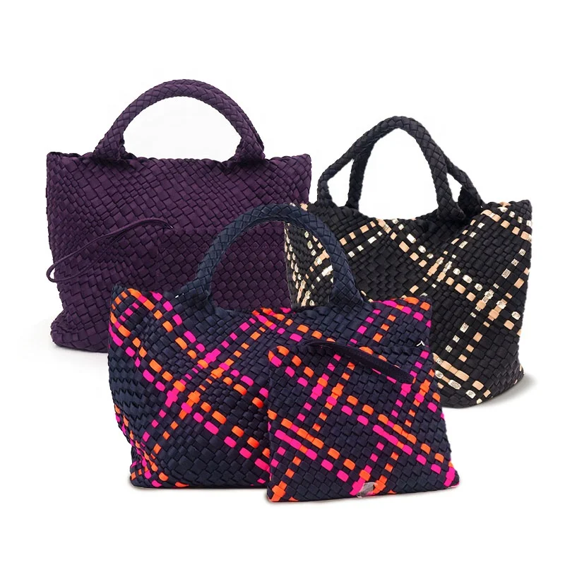 Trending OEM botas de mujer handmade custom knitting bag luxury printed logo ladies woven neoprene handbag casual tote, Sample or customized
Trending OEM botas de mujer handmade custom knitting bag luxury printed logo ladies woven neoprene handbag casual tote, Sample or customized