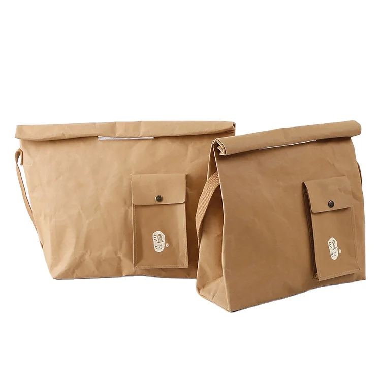 Fashion Custom Washable Kraft Paper Tyvek sling organizer crossbody Shoulder Bag, Brown
Fashion Custom Washable Kraft Paper Tyvek sling organizer crossbody Shoulder Bag, Brown