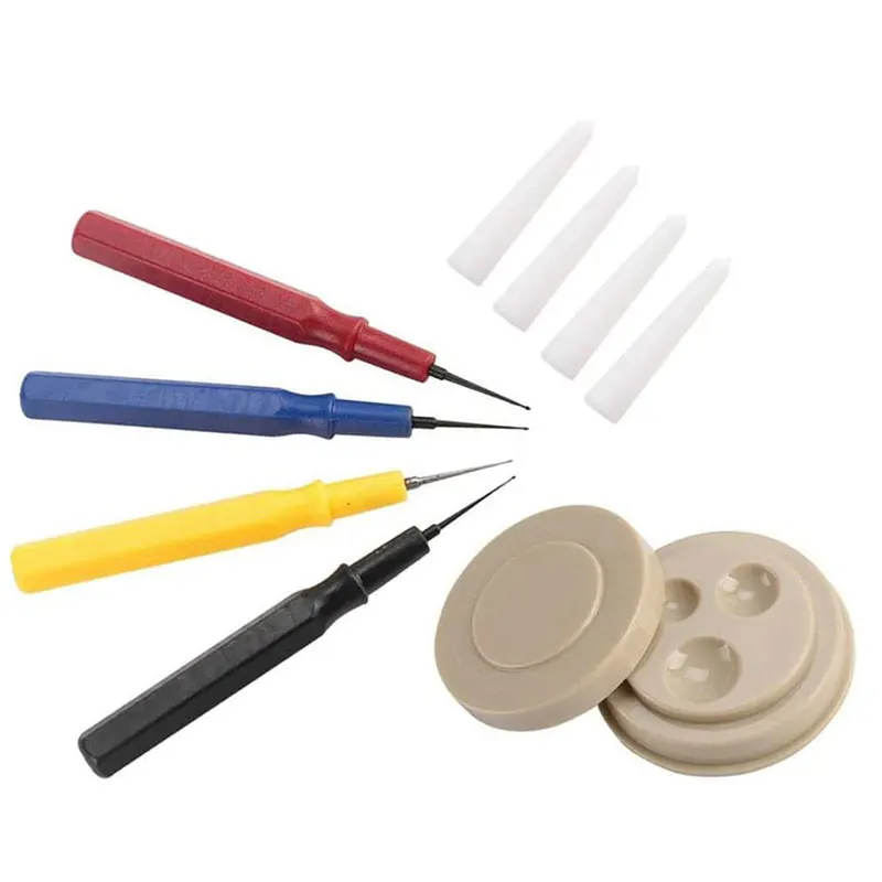 1 Set of 4 Different Size Oiler Pen Needle With 1 Oil Cup For Watchmaker Watches Clocks Repair
1 Set of 4 Different Size Oiler Pen Needle With 1 Oil Cup For Watchmaker Watches Clocks Repair