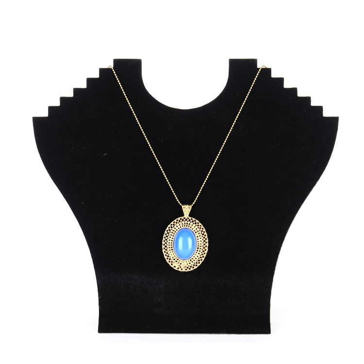 Fashionable Jewelry Organizer Black Velvet Fan shaped Necklace Display Board Jewelry Display Case 
Fashionable Jewelry Organizer Black Velvet Fan shaped Necklace Display Board Jewelry Display Case