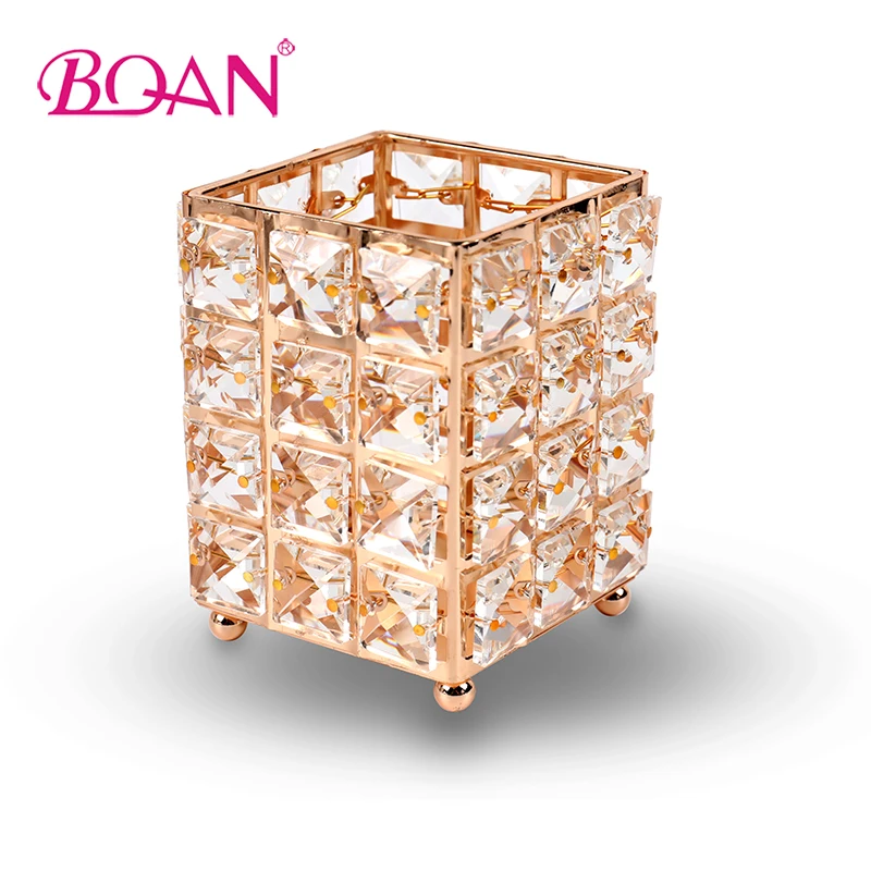 BQAN Stand Up Luxury Makeup Tools Cosmetic Storage Box Crystal Organizer Pen Nail Art Brush Set Holder, Rosegold
BQAN Stand Up Luxury Makeup Tools Cosmetic Storage Box Crystal Organizer Pen Nail Art Brush Set Holder, Rosegold