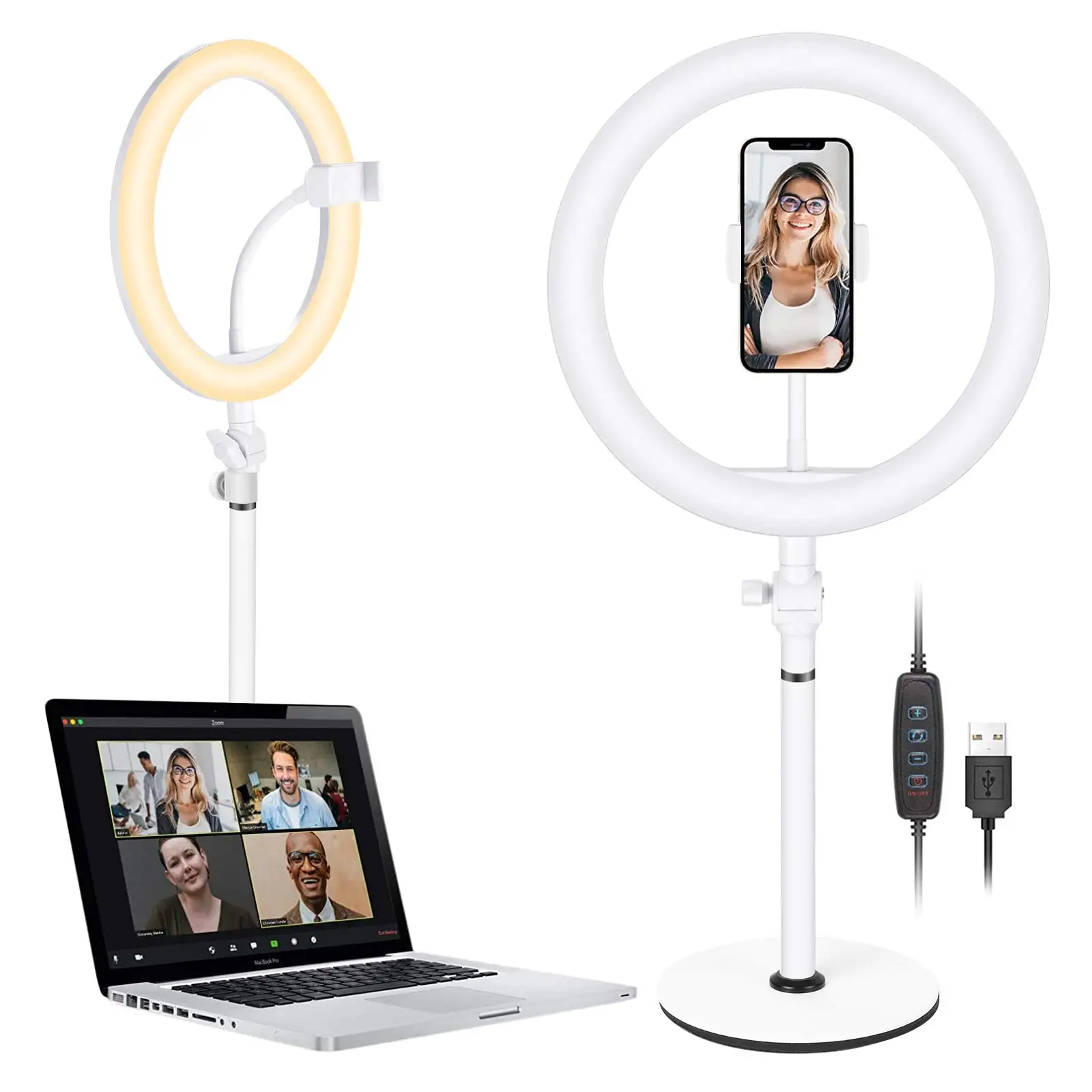 Professional manufacturer customized 10 inch led ring light with round tripod, Custom
Professional manufacturer customized 10 inch led ring light with round tripod, Custom