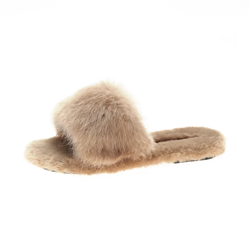 Autumn and winter 2020 Maomao slippers wear Korean slippers rabbit hair net red warm slippers OEM customization
Autumn and winter 2020 Maomao slippers wear Korean slippers rabbit hair net red warm slippers OEM customization
