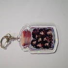 Fashion Wholesale New products cartoon custom Acrylic metal keychain
