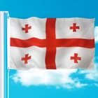 3x5 banner polyester custom logo all country national day old Georgia flag