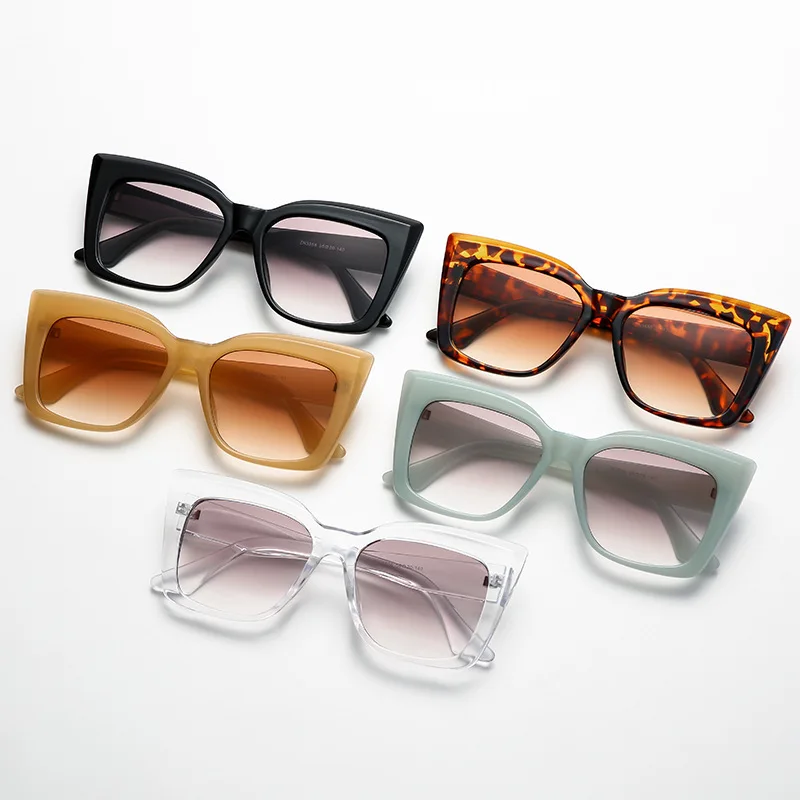 Fashion trendy big frame cat eye sunglasses female gradient color retro sunglasses accept low MOQ, Custom colors
Fashion trendy big frame cat eye sunglasses female gradient color retro sunglasses accept low MOQ, Custom colors