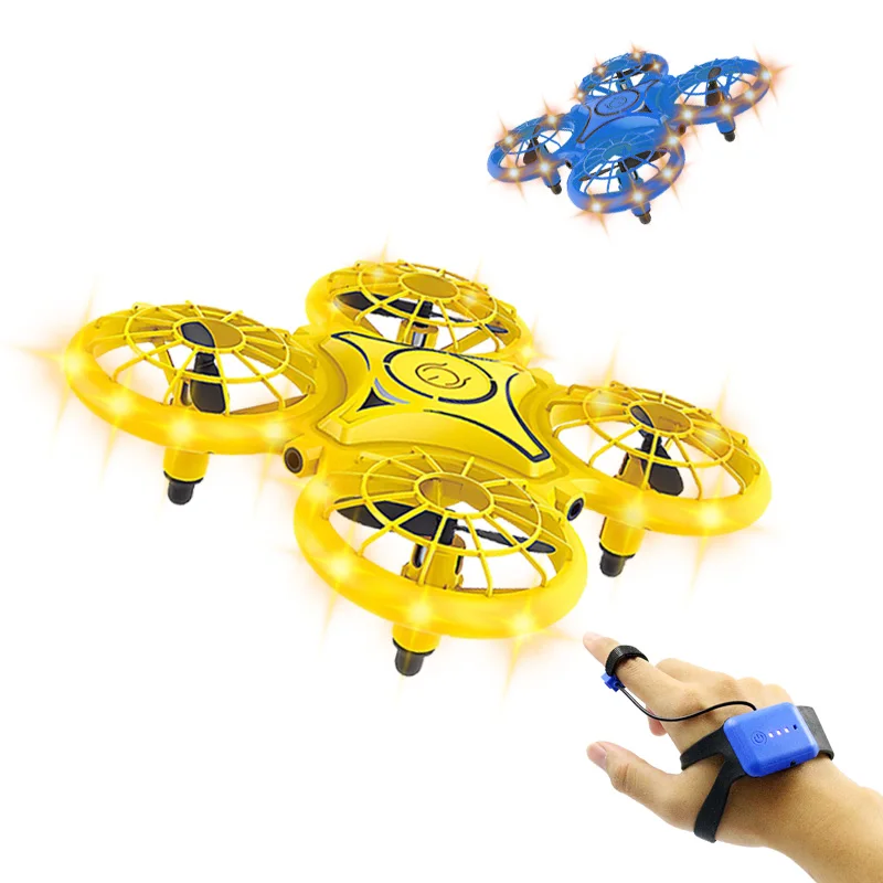 

Global Drone RC Induction Hand Gesture Control Mini Drone UFO With Led Light Children Toys for Boy
