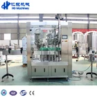 Filling Machine Liquid 6-6-1 Can Filling Line Machine Automatic Beer Glass Bottle Liquid Filling Machine