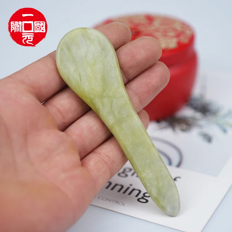 Onedollar Hot sale natural jade anti-aging for women facial massage green jade gua sha stone
Onedollar Hot sale natural jade anti-aging for women facial massage green jade gua sha stone