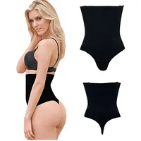 

wholesale body shaper women panties high waist tummy control ladies slimming plus size thong body shaper