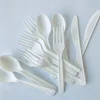 Biodegradable Compostable Cornstarch CPLA 6inch 16cm Cutlery(Knife,Fork,Spoon)