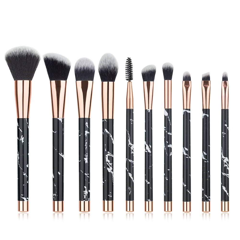 HZM 9/10Pcs Custom White Sliver Black Gold Marble makeup brush set kit private label magnetic Face Eye makeup brushes organizers, White, black
HZM 9/10Pcs Custom White Sliver Black Gold Marble makeup brush set kit private label magnetic Face Eye makeup brushes organizers, White, black