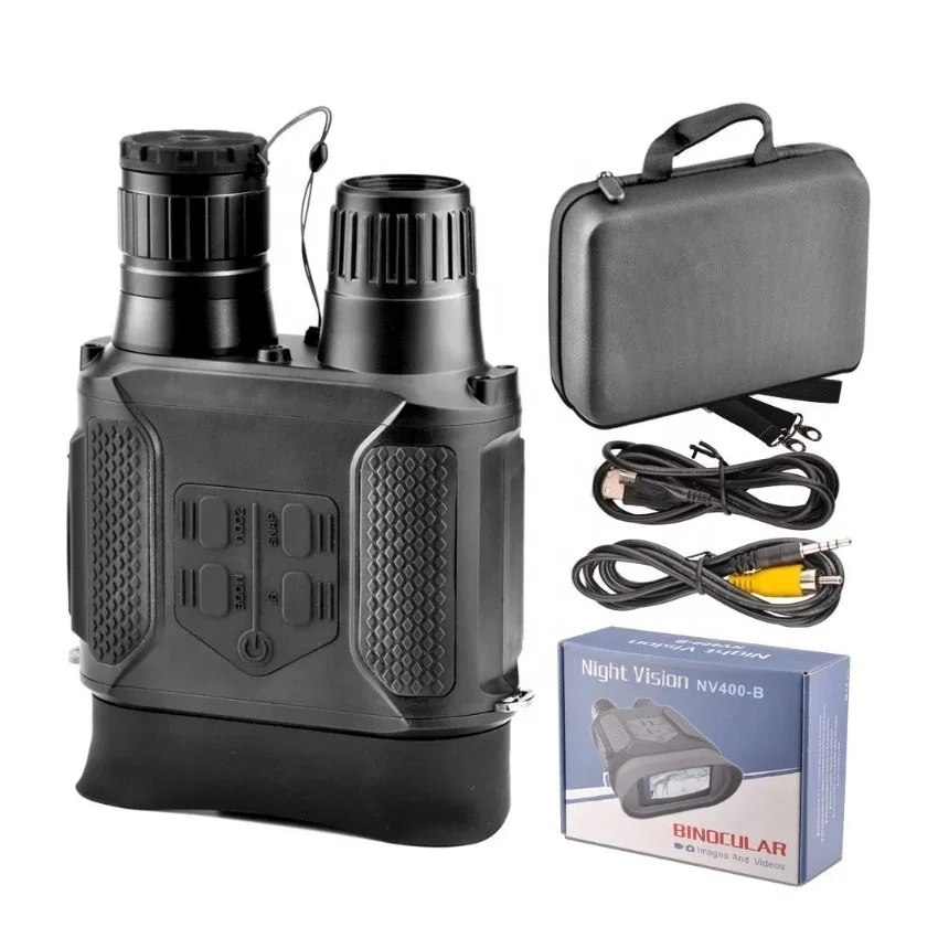SAN HUI NV400 4inch Large LCD Screen Long Viewing Hunting Night Vision Binoculars With Video Audio, Black
SAN HUI NV400 4inch Large LCD Screen Long Viewing Hunting Night Vision Binoculars With Video Audio, Black
