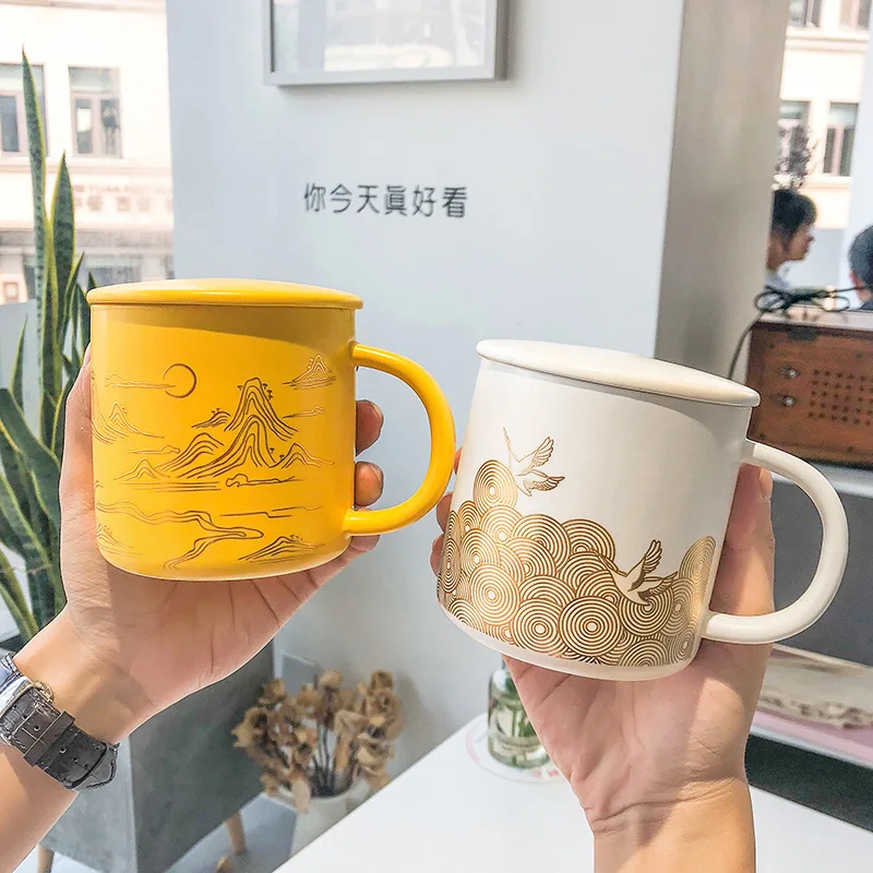 Feiyou wholesale hot selling Premium gift Chinese style coffee mug porcelain mug cup gold handle ceramic mug marble coffee, As the picture show
Feiyou wholesale hot selling Premium gift Chinese style coffee mug porcelain mug cup gold handle ceramic mug marble coffee, As the picture show