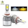Jiuguang Auto Lighting System 3000K 6500K DRL Car LED Headlights C6 9005 9006 h1 h7 h11 h4 hb3 Led Headlight bulbs