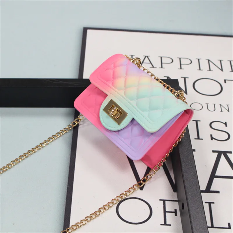 New arrival fashion design hot sale girls shoulder crossbody purse small handbags rainbow colors square kids mini jelly bag, 7colors
New arrival fashion design hot sale girls shoulder crossbody purse small handbags rainbow colors square kids mini jelly bag, 7colors