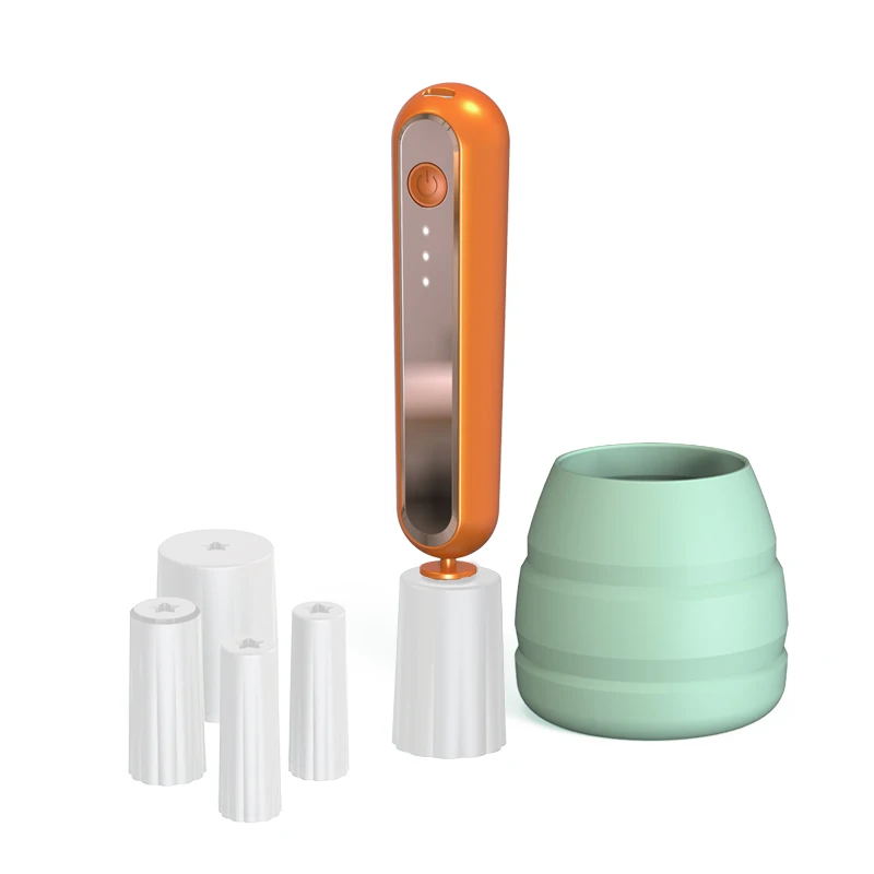 Makeup Brush Cleaner Soap Rechargeable Professional Deep Cleaning Spinning Silicone Makeup Brush Cleaner Set, Orange,black,white
Makeup Brush Cleaner Soap Rechargeable Professional Deep Cleaning Spinning Silicone Makeup Brush Cleaner Set, Orange,black,white