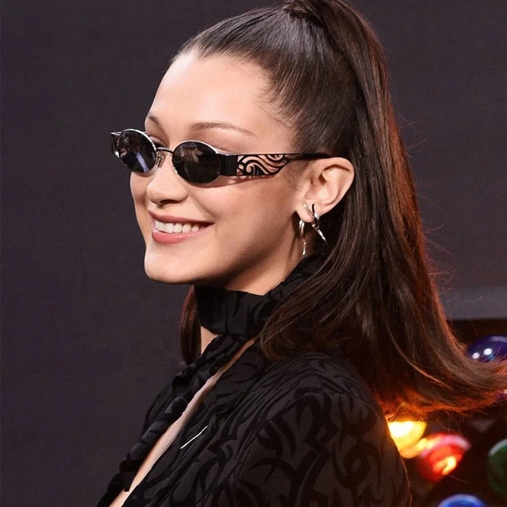2260 Vintage Metal Stylish Sun Glasses Shades Women Fashion Hollow Carved Legs Glasses Steampunk UV400 Unisex Oval Sunglasses
2260 Vintage Metal Stylish Sun Glasses Shades Women Fashion Hollow Carved Legs Glasses Steampunk UV400 Unisex Oval Sunglasses