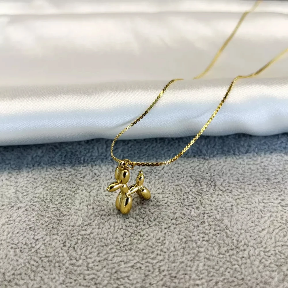 Trendy jewelry for pet dogs design 18k Gold Plated Balloon Dog Necklaces Jewelry personality gifts stainless steel
Trendy jewelry for pet dogs design 18k Gold Plated Balloon Dog Necklaces Jewelry personality gifts stainless steel