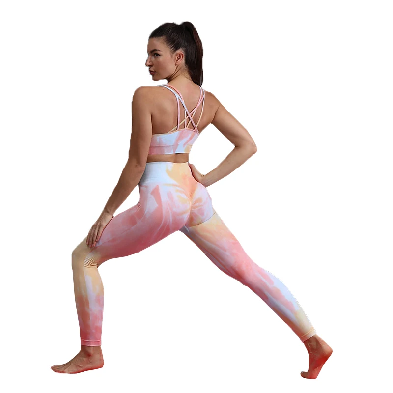 New Fashion Outdoor Colorful Women Workout Seamless Tie Dye Batik Sports Yoga Set, Multicolors
New Fashion Outdoor Colorful Women Workout Seamless Tie Dye Batik Sports Yoga Set, Multicolors