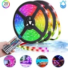 LED light Strips 10M Waterproof RGB 5050 LEDs Color Changing kit with 44 Key remote controller.