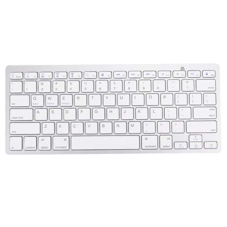 

Hot Selling BK-3001 Wireless Keyboard 78 Keys Ultrathin Keyboard for iPhone Windows White Gaming Keyboard