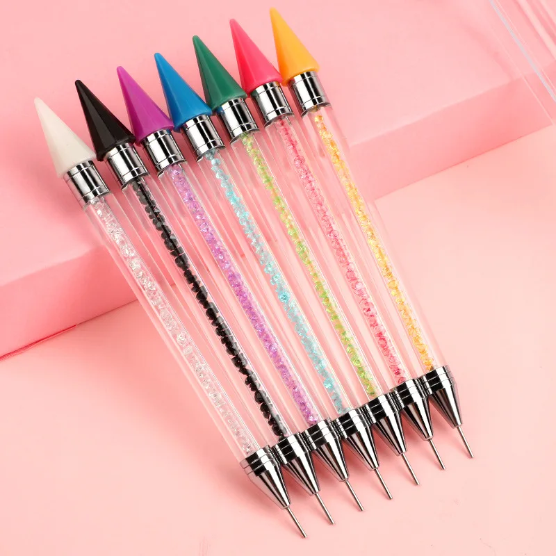 Professional nail design rhinestones picker nail art painting dotting pen double metal head nail art dotting tools, Customized
Professional nail design rhinestones picker nail art painting dotting pen double metal head nail art dotting tools, Customized