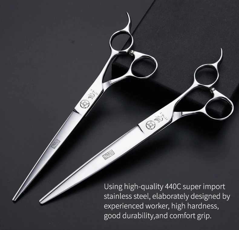 Japanese 440C Stainless Steel Fenice Pet Dog Grooming Scissors Professional Kit