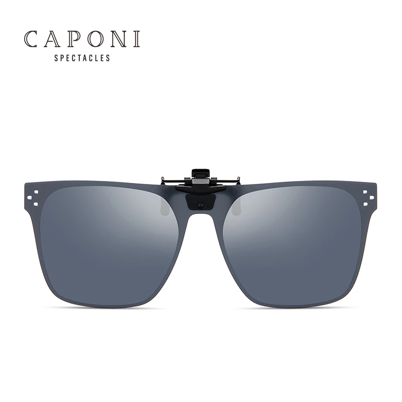 CAPONI Square Polarized Sunglasses Clip on Glasses For Fishing Driving Traveling Myopia Frame Easy Flip Up Lens UV400
CAPONI Square Polarized Sunglasses Clip on Glasses For Fishing Driving Traveling Myopia Frame Easy Flip Up Lens UV400