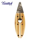Bamboo handle stainless steel animal pet nail clippers for dog cat