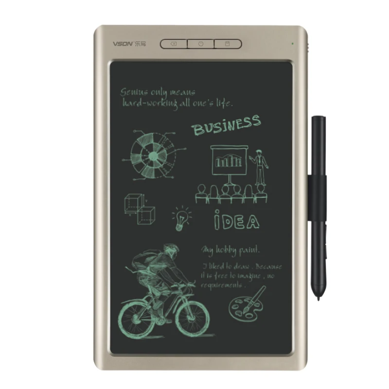 ultra-thin android PC digital drawing graphic tablet with pen electronic best seller, Green and white background, green color stylus.
ultra-thin android PC digital drawing graphic tablet with pen electronic best seller, Green and white background, green color stylus.