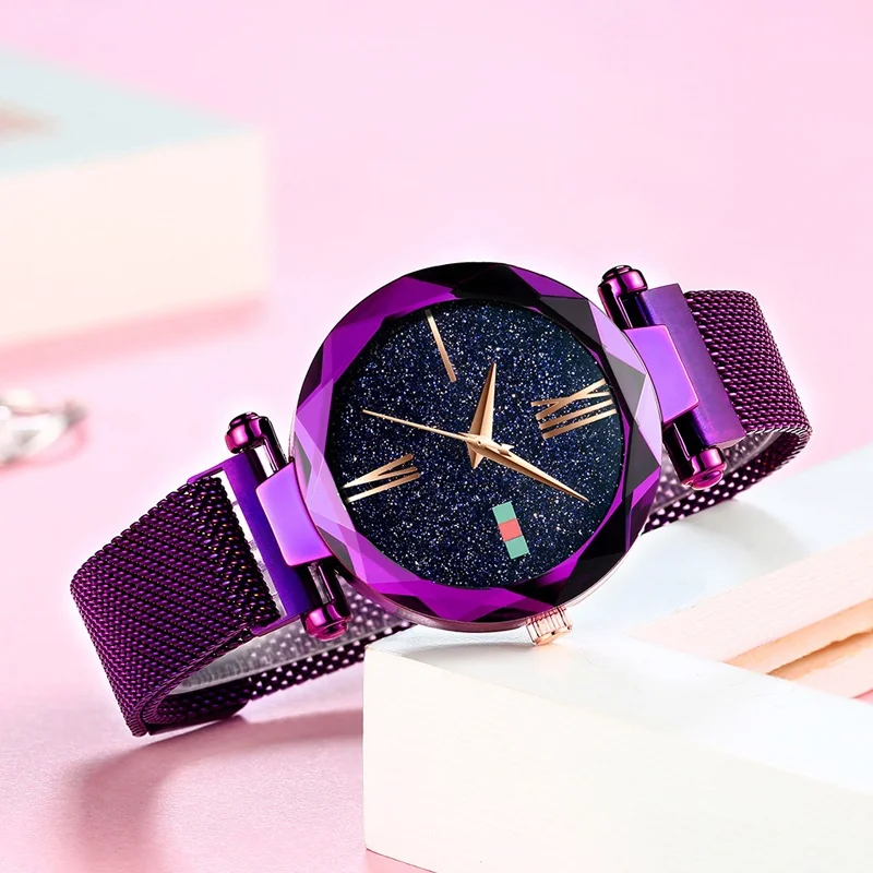 Fashion Women Quartz star sky watches-Luxury Rose Gold Women Quartz Wrist Watches-Waterproof Magnetic watch
Fashion Women Quartz star sky watches-Luxury Rose Gold Women Quartz Wrist Watches-Waterproof Magnetic watch