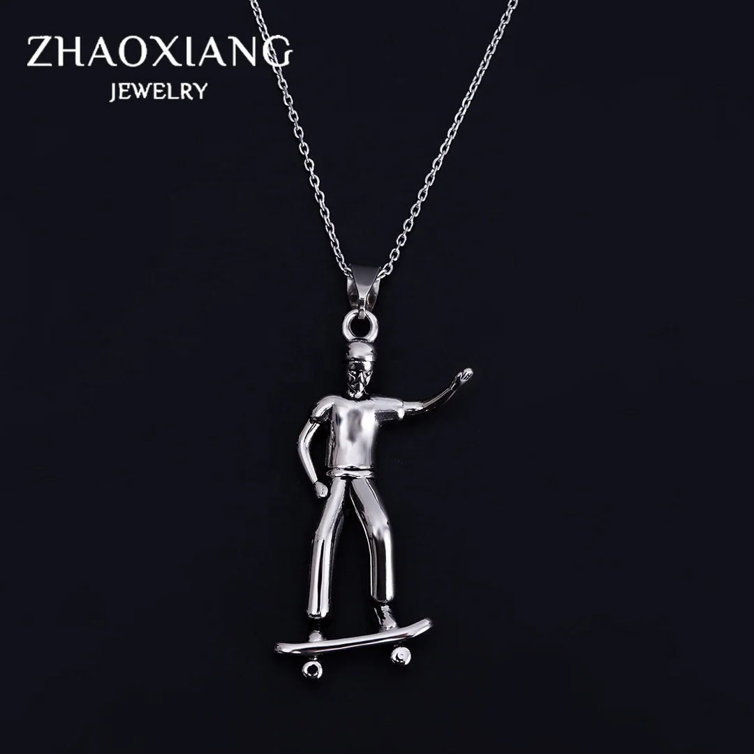Scooter Men Necklace Stainless Steel Custom Sports Jewelry Sliding Plate Skateboard Charm Pendant Necklace
Scooter Men Necklace Stainless Steel Custom Sports Jewelry Sliding Plate Skateboard Charm Pendant Necklace