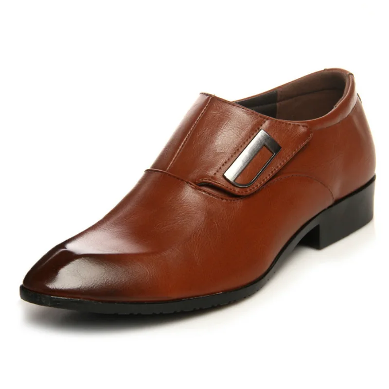 New Spring and Autumn New Men' s Leather Easy Wear Business Shoes Fashion Trend Hook And Loop Business Dress Shoes For Men
New Spring and Autumn New Men' s Leather Easy Wear Business Shoes Fashion Trend Hook And Loop Business Dress Shoes For Men