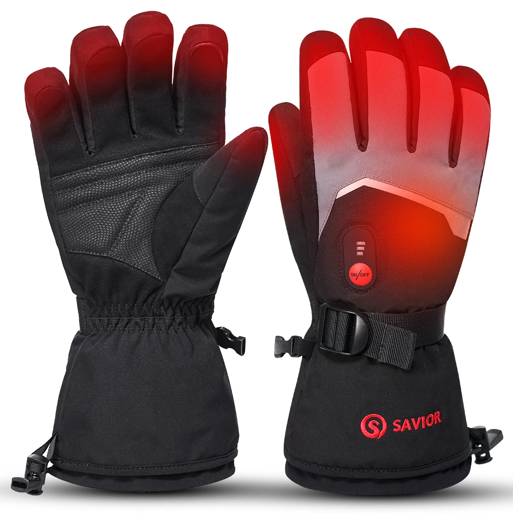 Men Women 3 Levels Temperature Control Touch Screen Texting Winter Rechargeable Battery Heated Ski Gloves, Black and grey
Men Women 3 Levels Temperature Control Touch Screen Texting Winter Rechargeable Battery Heated Ski Gloves, Black and grey