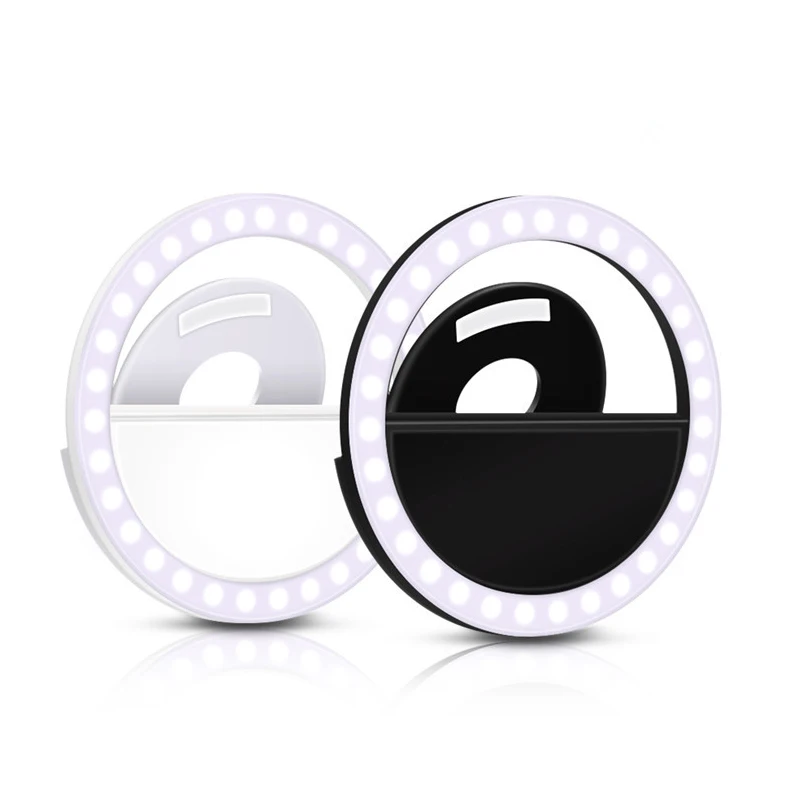 Free Samples Mini Selfie Ring Light Rechargeable 40LED Adjustable Bright For Camera Clip Makeup Smart Cell Phone w/ Holder RK-12, White, black, pink,blue
Free Samples Mini Selfie Ring Light Rechargeable 40LED Adjustable Bright For Camera Clip Makeup Smart Cell Phone w/ Holder RK-12, White, black, pink,blue