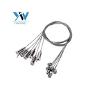 Durable using adjustable cable gripper tensioners wire hanging system for led light