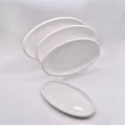Wholesale Good Quality White Porcelain Dinner Plate Sets, Stock Hotel Even White Round Ceramic Pasta Dish