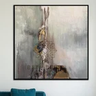 Pure Hand Painted Large Contemporary Abstract Art Fabric Canvas Oil Painting Wall Picture For Living Room Decor