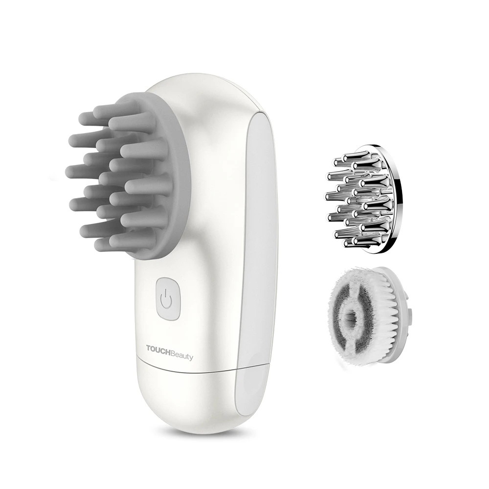 TOUCHBEAUTY 2022 head massager head cleansing brush with 2 massager head scalp vibration massager, White
TOUCHBEAUTY 2022 head massager head cleansing brush with 2 massager head scalp vibration massager, White