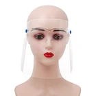 Shields Reusable Transparent Safety With Clear Film Plastic Glasses Frame Face Shields