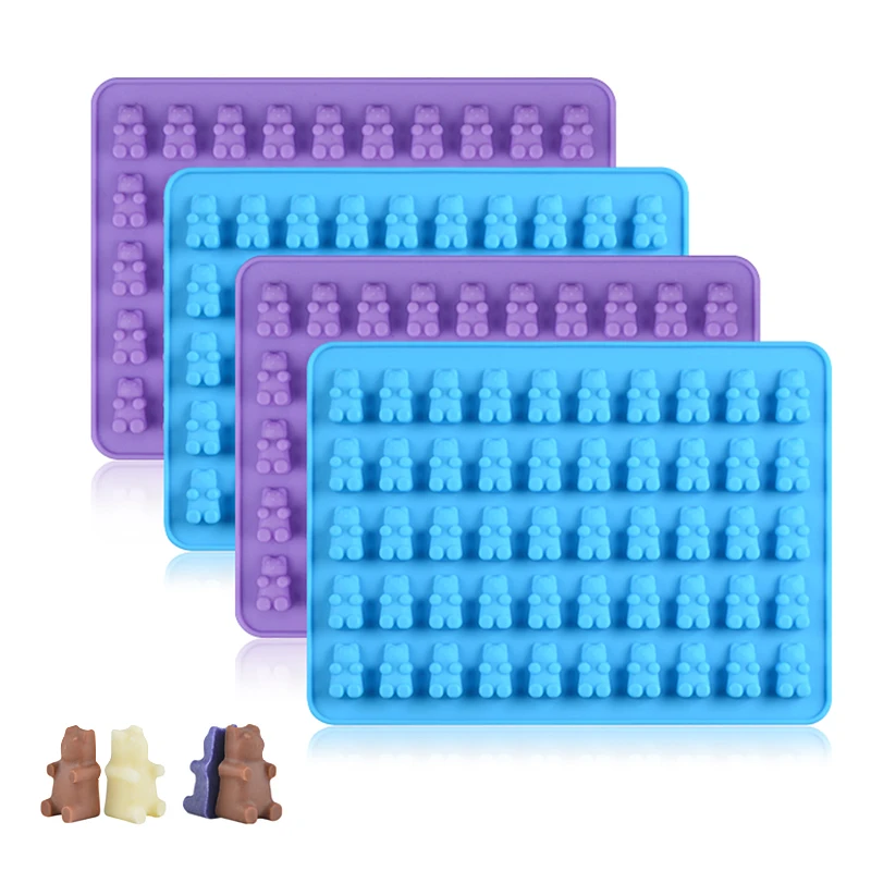 JTX ODM Gel De Silice Mouler 50 Cells Litter Bear Candy Molds Silicone Mini Silicon Chocolate Molds Fondant Silicon Mold, 3 colors
JTX ODM Gel De Silice Mouler 50 Cells Litter Bear Candy Molds Silicone Mini Silicon Chocolate Molds Fondant Silicon Mold, 3 colors